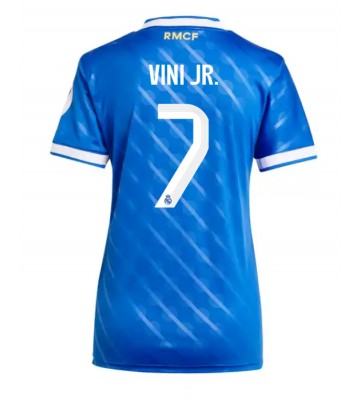 Lacne Ženy Futbalové dres Real Madrid Vinicius Junior #7 2025-26 Krátky Rukáv - Tretina